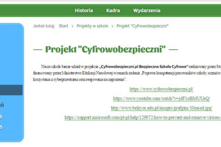 Promocja bezpiecznego korzystania z Internetu